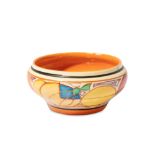 CLARICE CLIFF: Melon - a hand painted Ivor shaped bowl