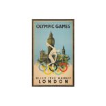 1948 OLYMPIC GAMES: An official poster