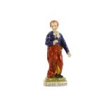 A STAFFORDSHIRE FIGURE OF LORD BYRON
