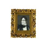 A PORTRAIT MINIATURE OF GEORGE GORDON, 6TH LORD BYRON