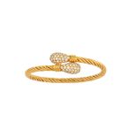 A diamond-set bangle, by Tabbah