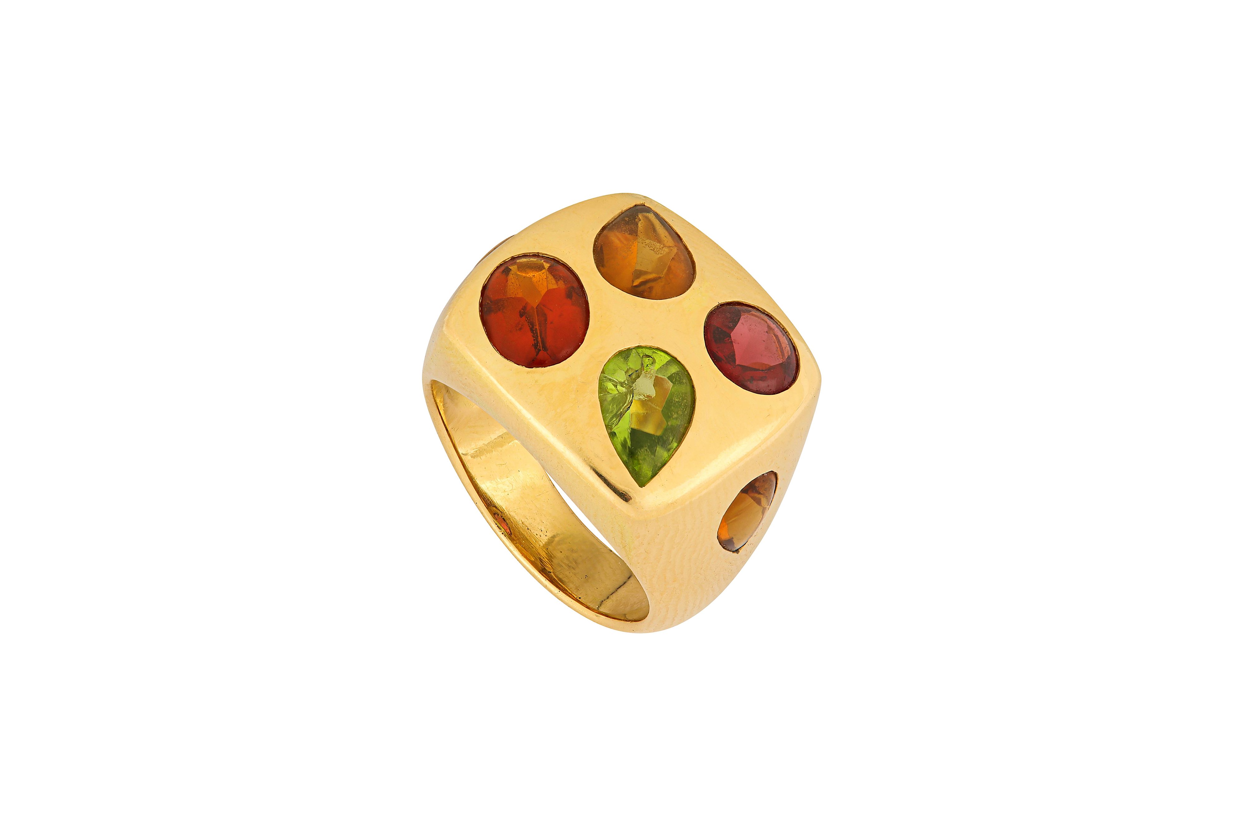 A multi-gem dress ring - Image 3 of 3