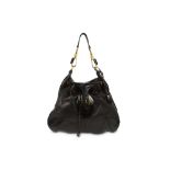 Yves Saint Laurent Black Drawstring Convertible Bag