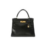 Hermes Black Box Kelly 28