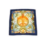 Hermes 'Aloha' Silk Scarf