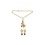 Chanel Gripoix Necklace and Earring Set