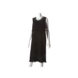 Chanel Black Wool Dress - size 46