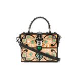 Dolce and Gabbana Embellished Ornate Box Bag