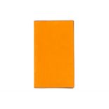 Hermes Orange Suede Agenda Cover Vision II