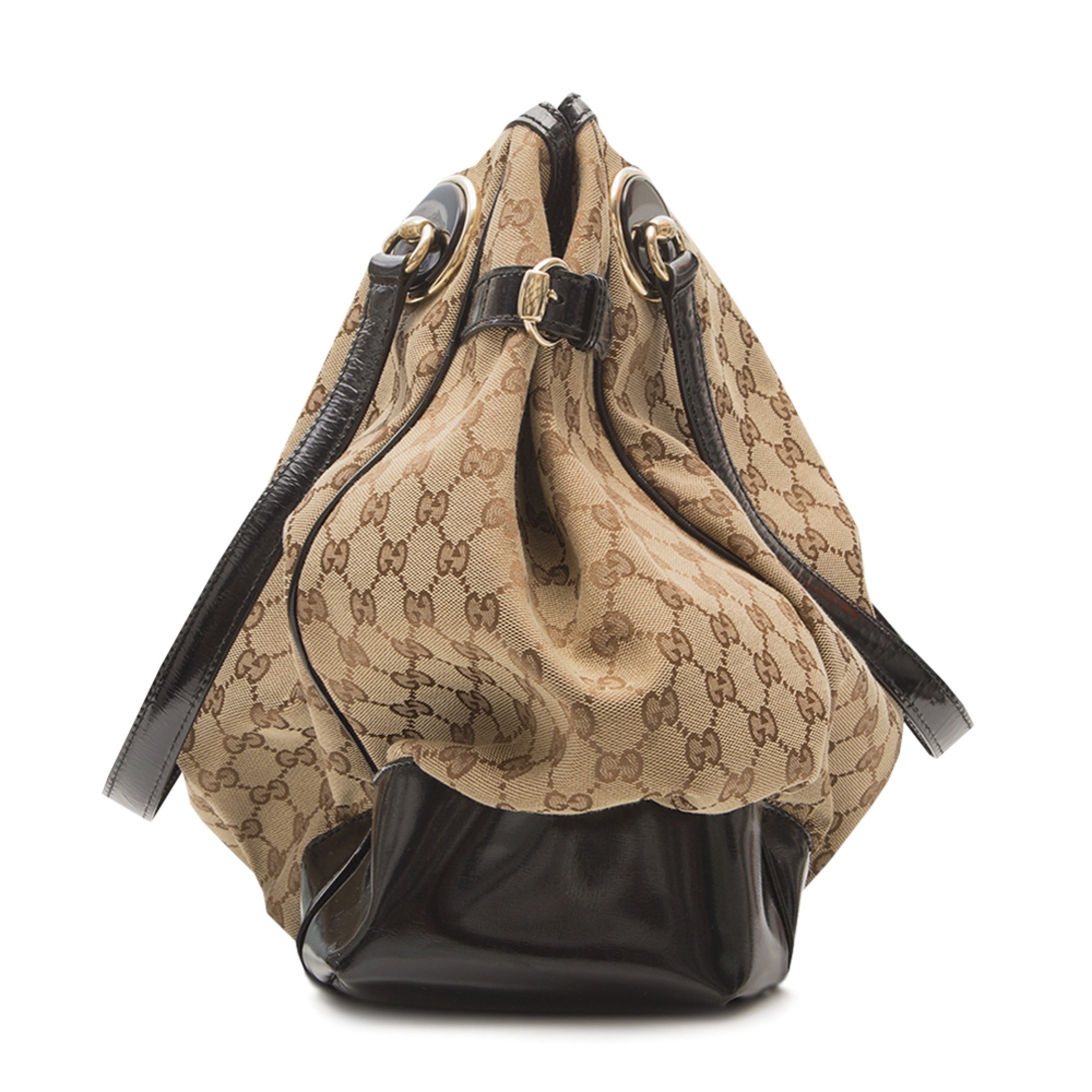 Gucci Monogram Canvas Full Moon Tote - Image 4 of 7