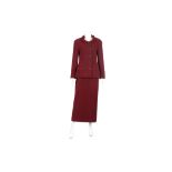 Chanel Plum Skirt Suit - size 40