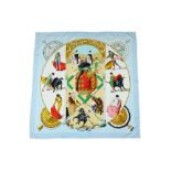 Hermes 'Plaza de Toros' Silk Scarf