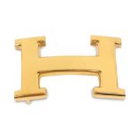 Hermes Gilt H Belt Buckle