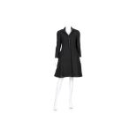 Chanel Black Cashmere Wool Coat - size 36