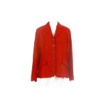 Hermes Red Wool Jacket - size 42