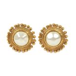 Chanel 'Pearl' Clip On Earrings