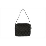 Chanel Quilted Black Lambskin Leather Shoulder Bag