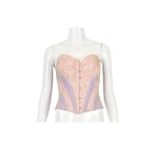 Christian Lacroix Pink and Purple Bustier - size 40