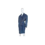 Azzedine Alaia Denim Motorcycle Dress