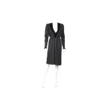 Yves Saint Laurent Rive Gauche Black Silk Dress - size 40