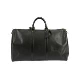 Louis Vuitton Black Epi Keepall 50