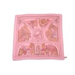 Hermes 'La Danse du Cheval Marwari' Silk Scarf