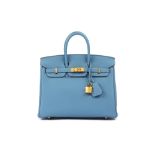 Hermes Azure Blue Togo Birkin 25