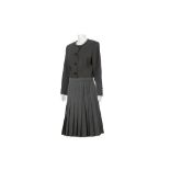 Valentino Miss V Grey Skirt Suit - size 46