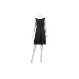 Chanel Midnight Blue Silk Dress - size 38