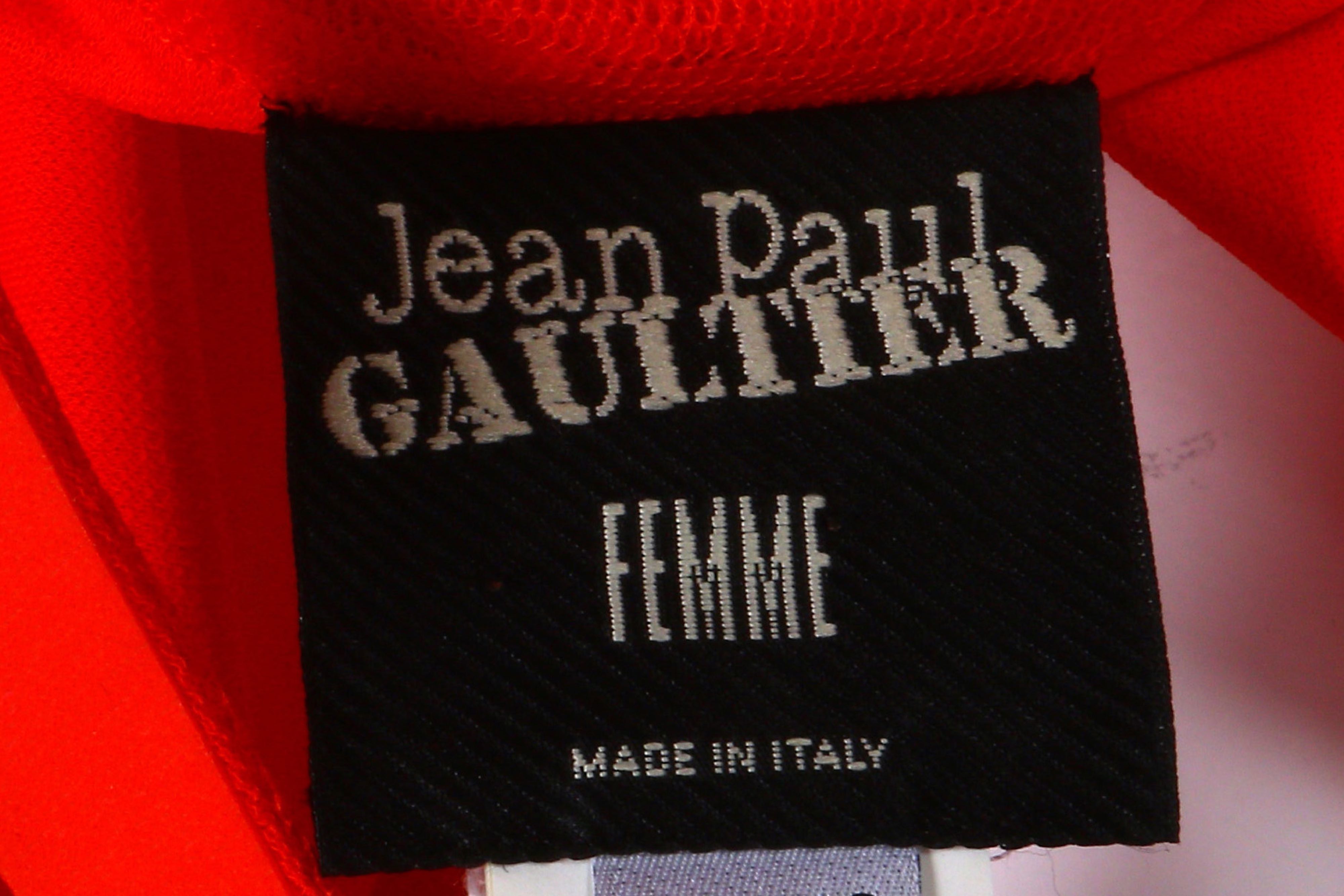 Jean Paul Gaultier Red Dress - size IT 42 - Image 4 of 4