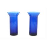 Saint Louis for Hermes Indigo Long Drink Glasses