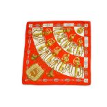 Hermes 'Cliquets' Silk Scarf