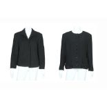 Two Valentino Black Jackets - size 46