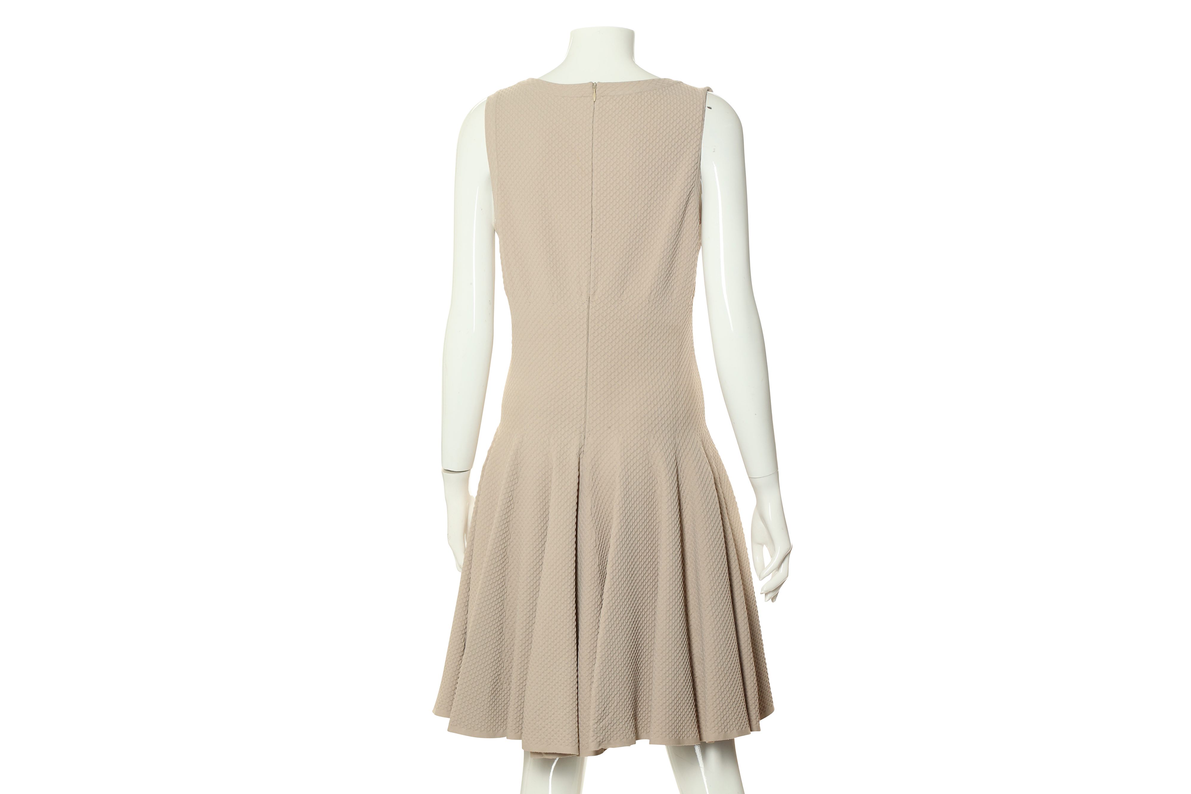 Alaia Taupe Stretch Dress and Jacket - sizes 42 and 44 - Image 5 of 7