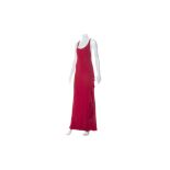 Valentino Boutique Red Silk Gown - size 6