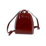 Cartier Embossed Bordeaux Patent Happy Birthday Backpack