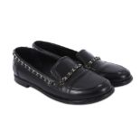 Chanel Black Chain Loafers - size 41