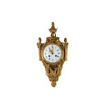 AN EARLY 20TH CENTURY FRENCH GILT BRONZE LOUIS XVI STYLE CARTEL CLOCK BY SAMUEL MARTI, PARIS the