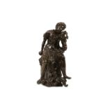 AFTER ANDREA BRIOSCO, CALLED RICCIO (ITALIAN, 1470-1532): A BRONZE FIGURE OF ORPHEUS, PROBABLY