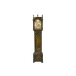A GEORGE III CHINOISERIE DECORATED LONGCASE CLOCK SIGNED SAML JOHNSON HORSELYDOWN CIRCA 1750 the