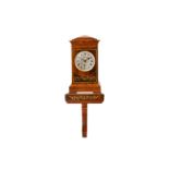A SECOND QUARTER 19TH CENTURY ENGLISH ROSEWOOD FUSEE BRACKET CLOCK OF SMALL SIZE the stepped pad top