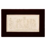 AFTER BERTEL THORVALDSEN (ITALIAN,1797–1838) : A SET OF FOUR 19TH CENTURY PLASTER RELIEFS  depicting