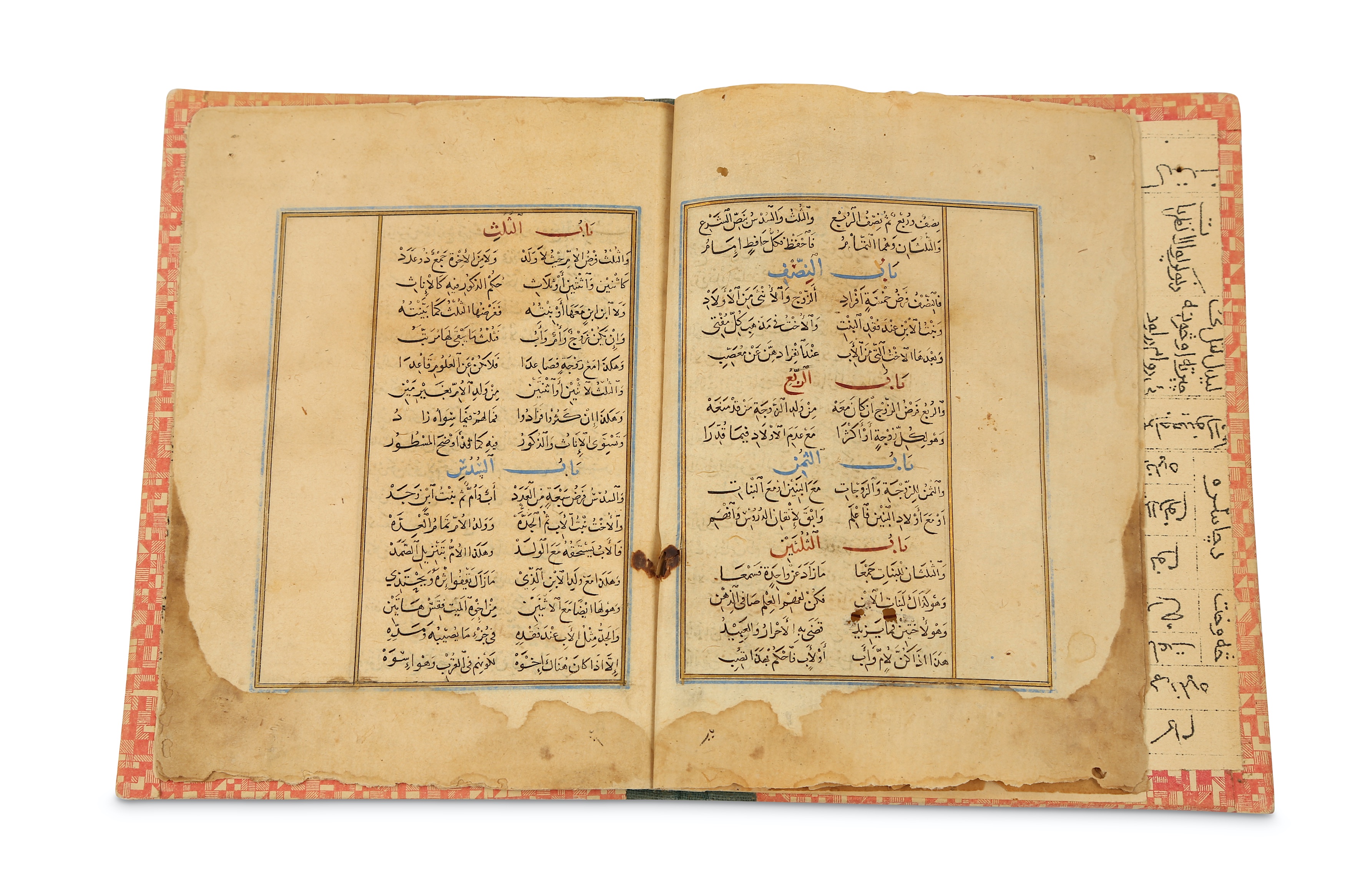 UMDAT AL AHKAM (FOUNDATION OF RULES) BY IBN AL-SAROUR AL-MAQDISI (1146-1203), AND KITAB AL RAHBAH - Image 5 of 6