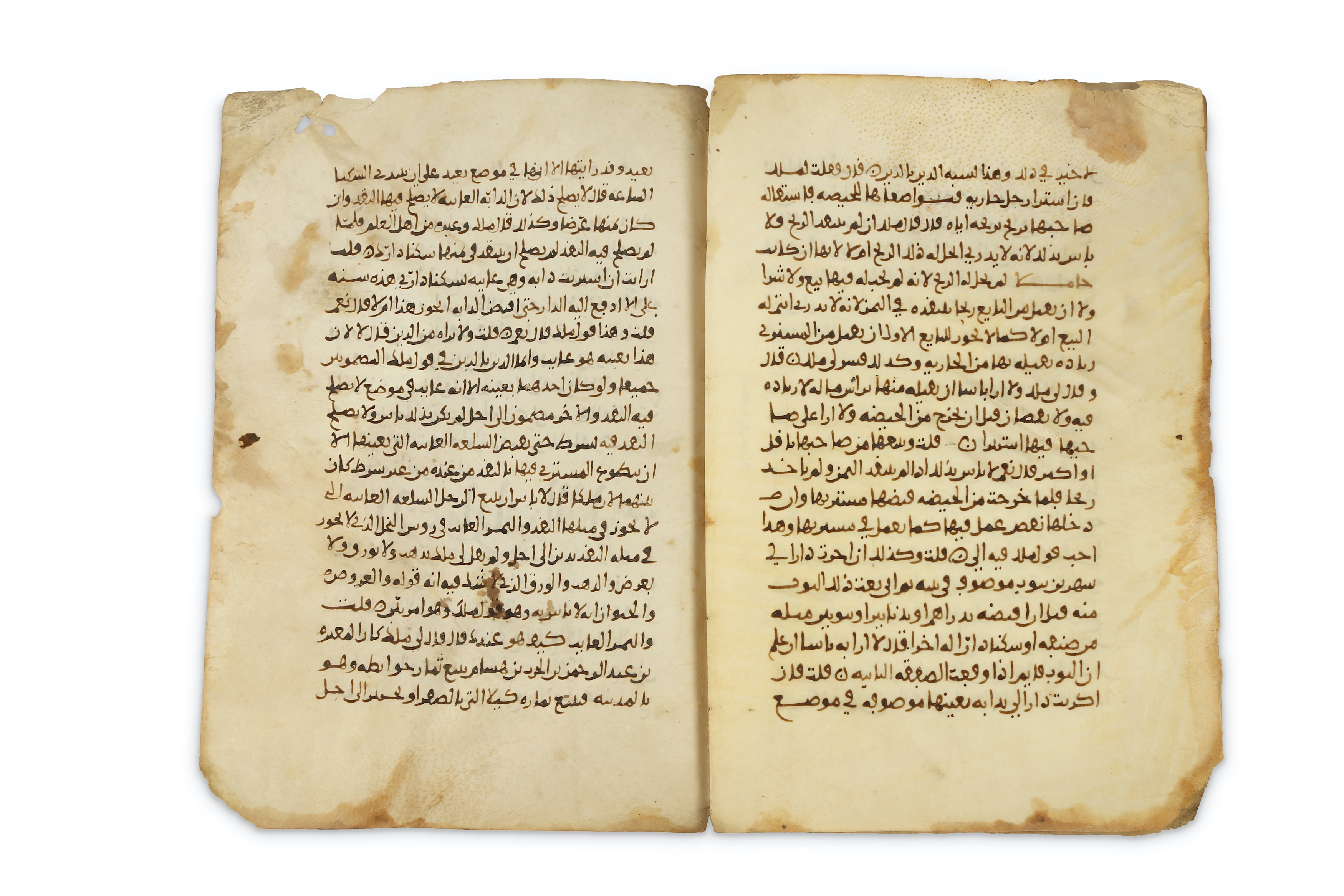 FOUR FOLIOS OF KITAB BAYA' AL-GHURAR WAS AL-MULAMASSAH BY IMAM MALIK IBN ANAS (d. 795 AD) - Image 7 of 8