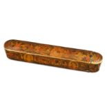 *A QAJAR LACQUERED PAPIER-MÂCHÉ PEN CASE (QALAMDAN)