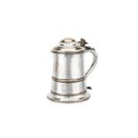 An early George III Old Sheffield Silver Plate tankard, Sheffield circa 1760-70 by Tudor and Leader