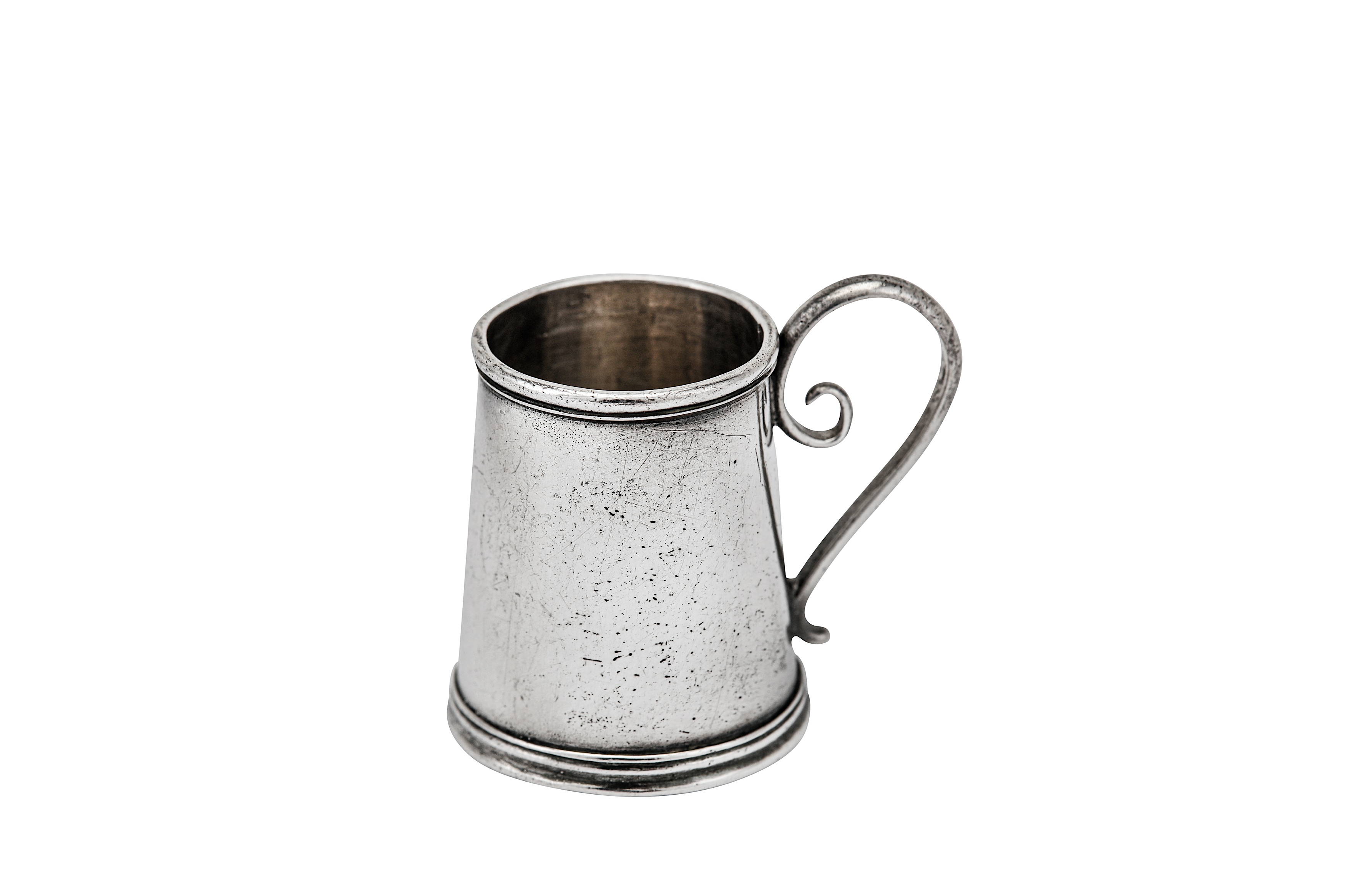 A George II silver miniature or ‘toy’ mug, London circa 1740 by John Clayton
