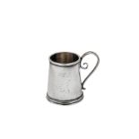 A George II silver miniature or ‘toy’ mug, London circa 1740 by John Clayton