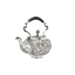 A George IV Scottish sterling silver kettle, Edinburgh 1826 by F & Ss, possibly Franklin & Sons