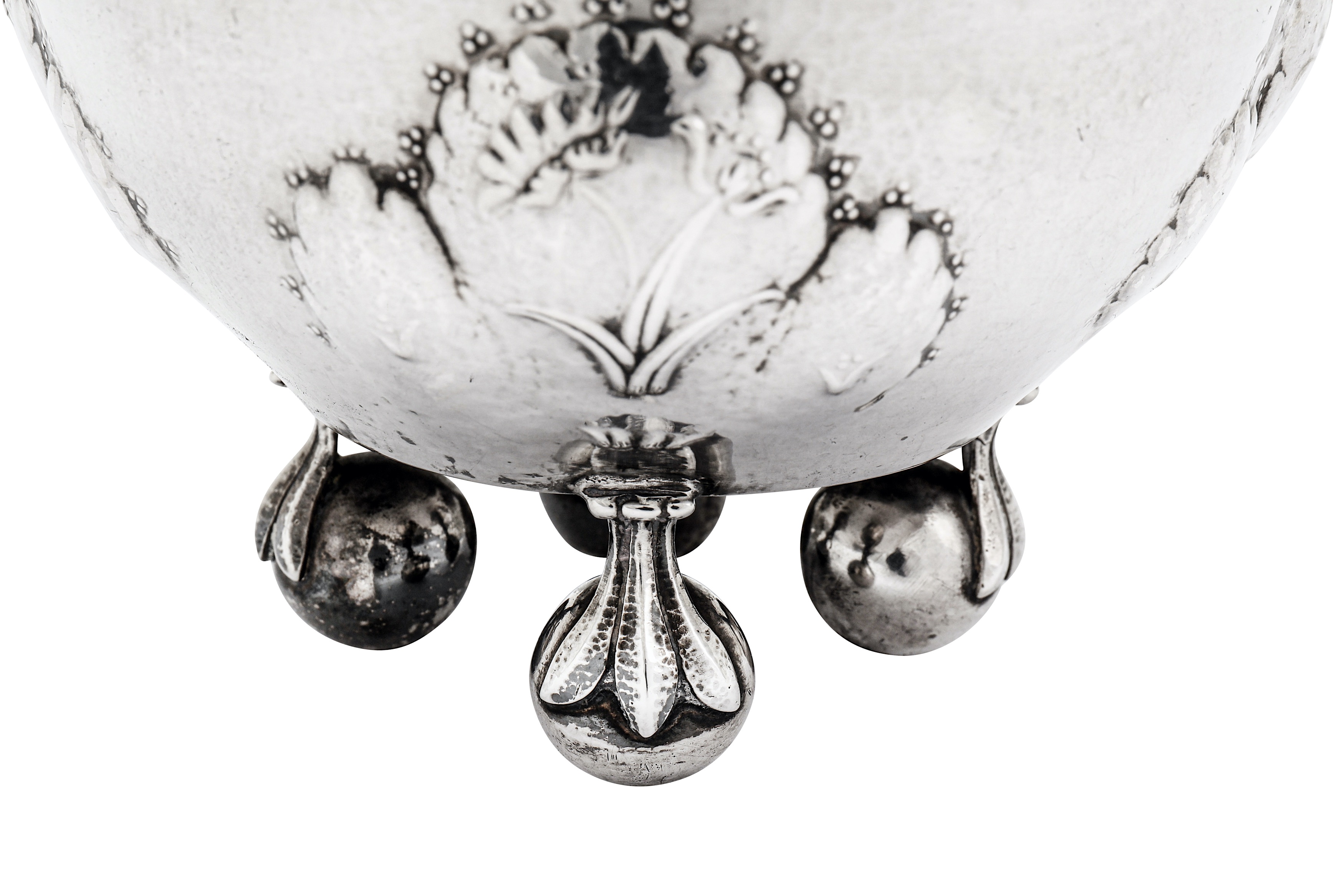 An early 20th century Austrian secessionist 900 standard silver bowl, Vienna pre-1922 manufactured - Image 2 of 3